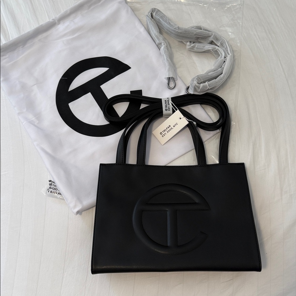 NWT Teflar Black Medium Shopping Bag